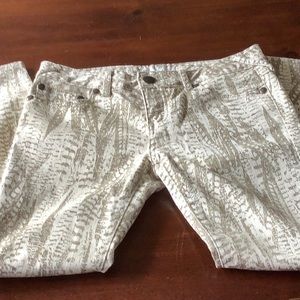 Free People 61855-16515125 Snakeskin Pant NWOT